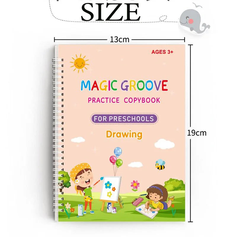 Magic Childrens Copy Book (Pack of 4)