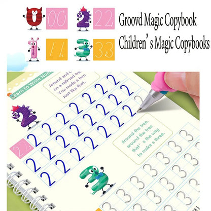 Magic Childrens Copy Book (Pack of 4)